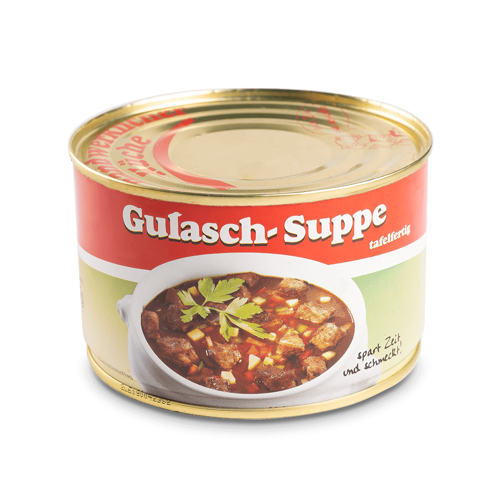 Gulasch-Suppe in der Dose - Benedikt´s GmbH - MetzGOrant in Dillingen
